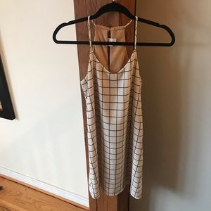 White and Black Dress